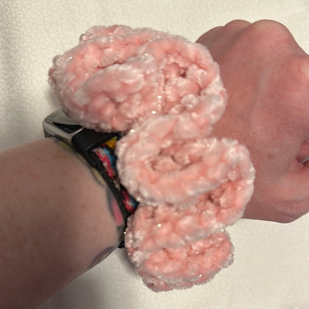 Soft Glow Scrunchie with Sparkle