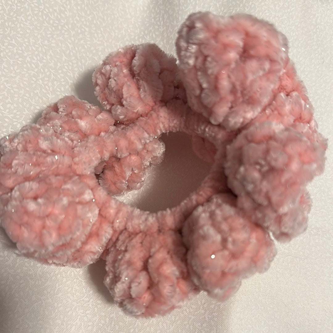 Soft Glow Scrunchie with Sparkle