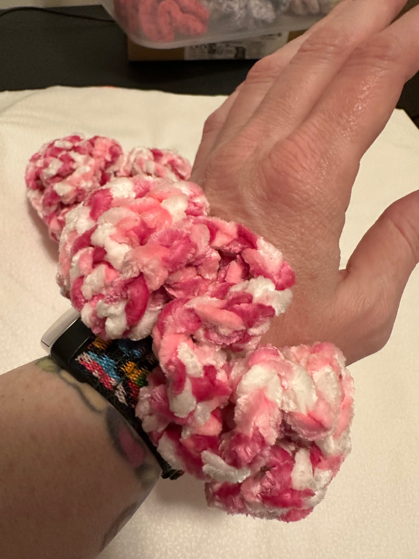 Multi Pink Scrunchie