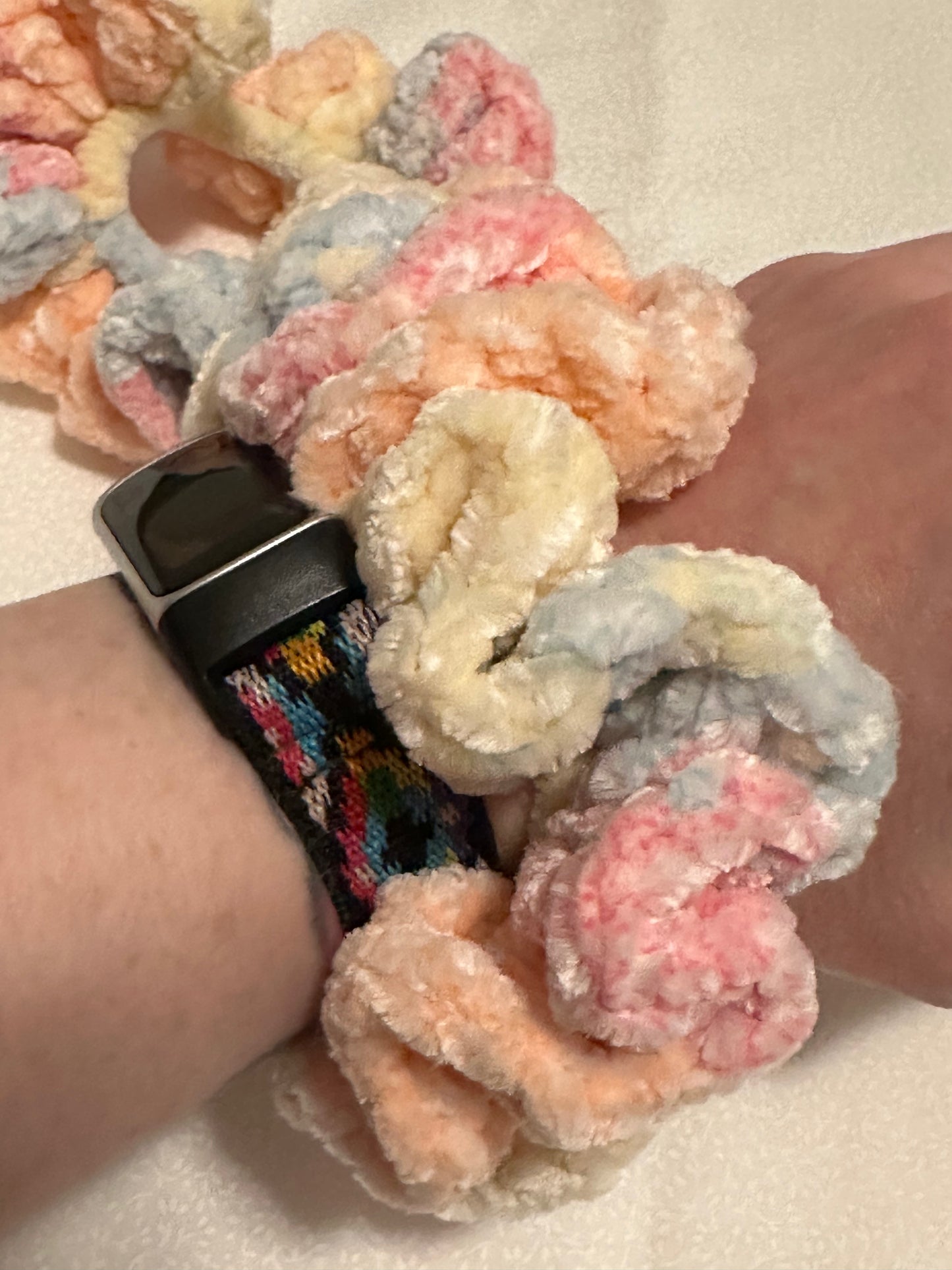 Cotton Candy Scrunchie